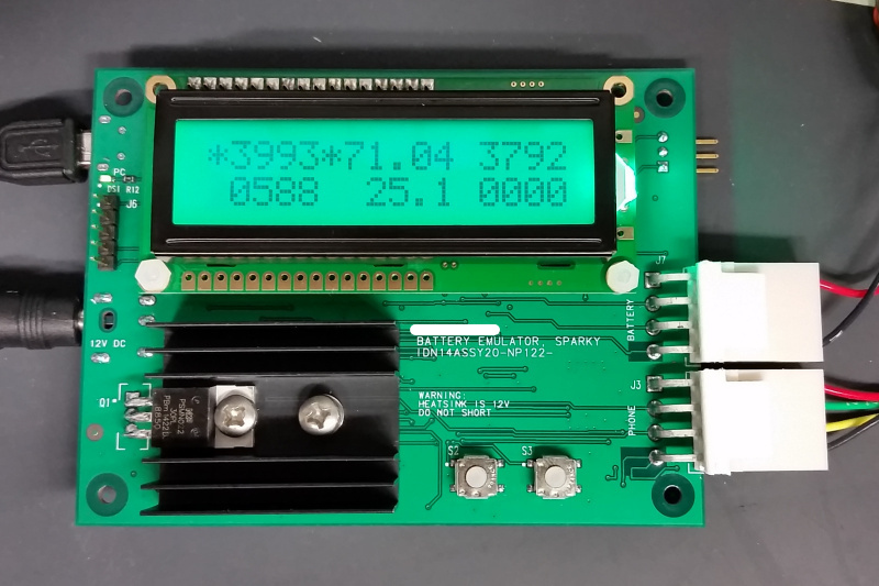 Sparky Battery Emulator